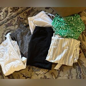 Assorted Clothing Bundle - Black, White, Green